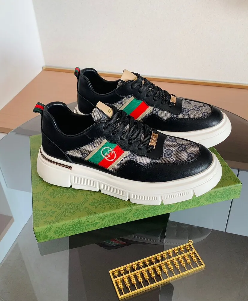 Factory price 400. The new GUCCI (Gucci) is launched at the same time, new men's shoes, 😘fabrics are selected imported cowhide, lining: sheepskin lining. 👍🏿 High-end ☄️ air-cushion molded anti-slip rubber outsole, exquisite lines, simple and elegant, comfortable and high-end for leisure travel. Code number: 38 to 44 (45 can be customized and cannot be returned or exchanged)